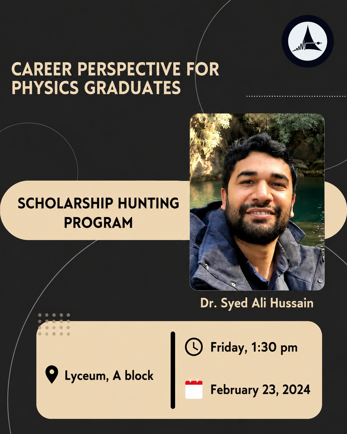 Syed Ali Hussain — Scholarship Hunting Program